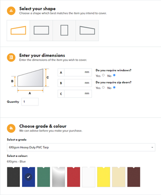 How to Order your Side Panels - Step 2 Submitting Measurements for Quotation