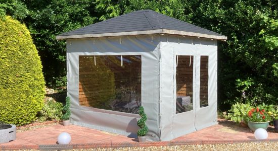 Bespoke waterproof gazebo side walls